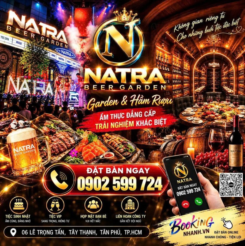 Hình Avatar Booking Nhanh Natra Beer Garden