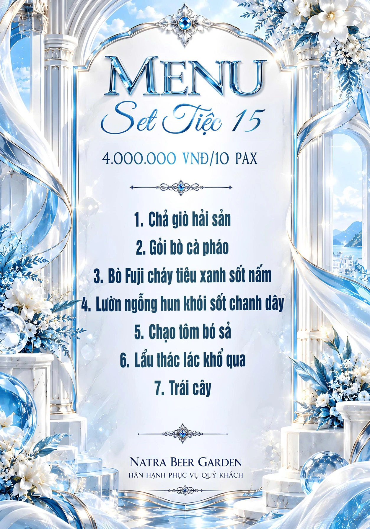 Set Menu NATRA Garden trang 14