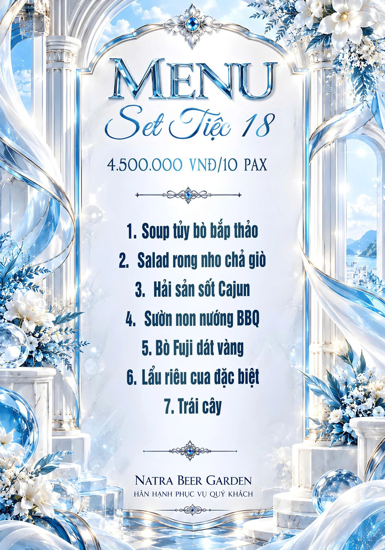 Set Menu NATRA Garden trang 17