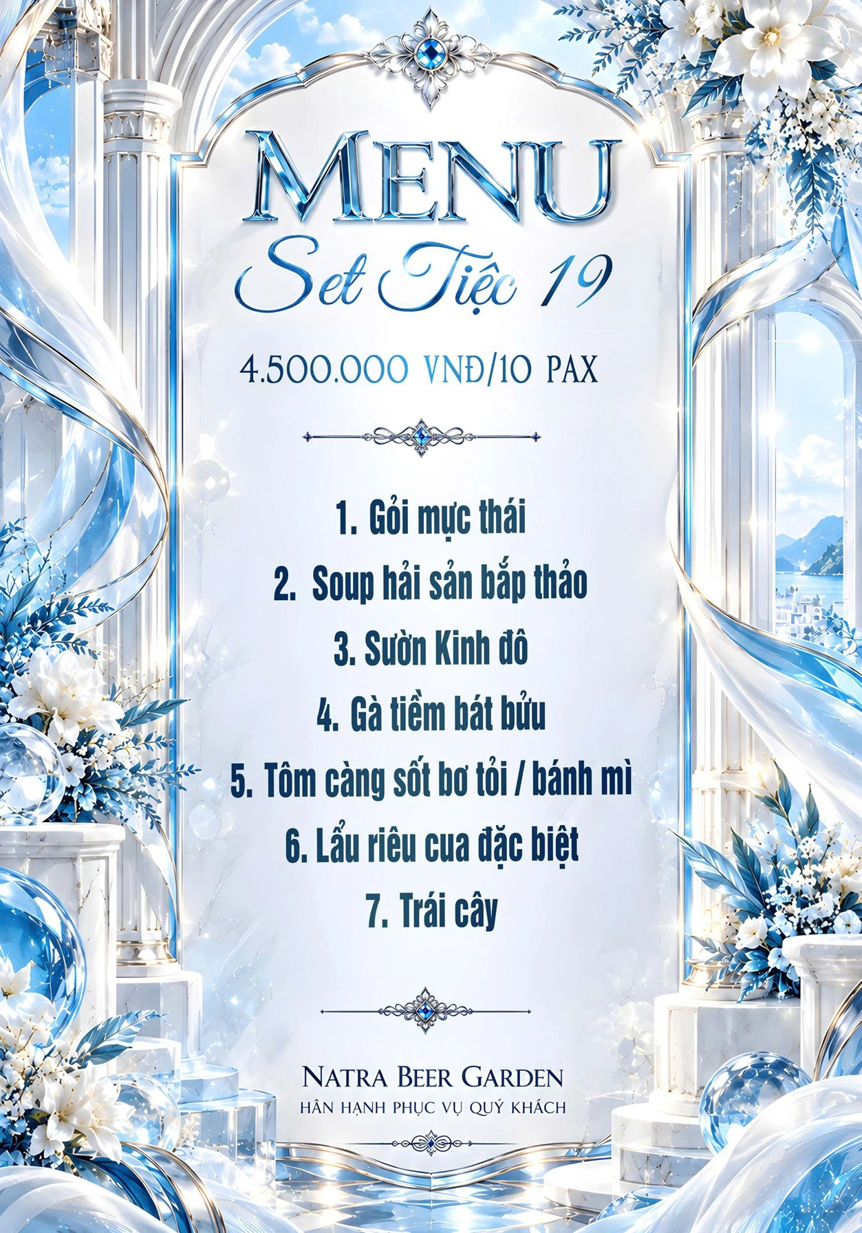 Set Menu NATRA Garden trang 18