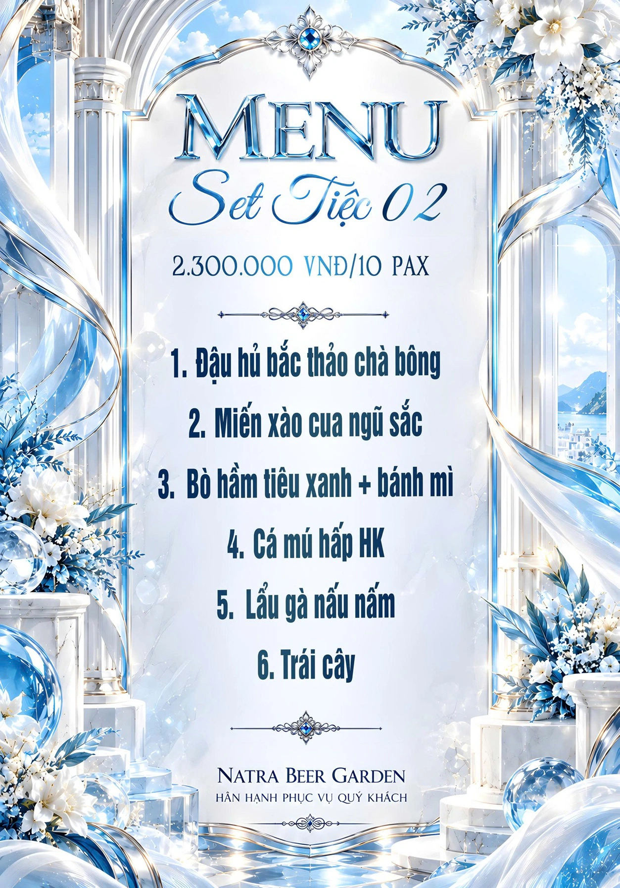 Set Menu NATRA Garden trang 2